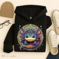 Axolotl Maya Aztec Axolot Hoodie thumb 4