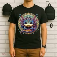 Axolotl Maya Aztec Axolot T-Shirt thumb 6
