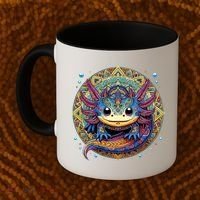 Axolotl Maya Aztec Axolot Coffee Mug thumb 2