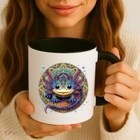 Axolotl Maya Aztec Axolot Coffee Mug thumb 3