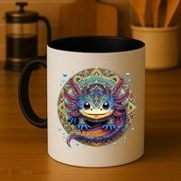 Axolotl Maya Aztec Axolot Coffee Mug thumb 4