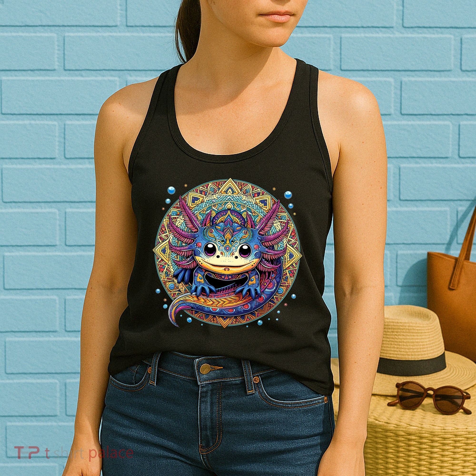 Axolotl Maya Aztec Axolot Women's Tank Top