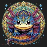 Axolotl Maya Aztec Axolot Hat thumb 2