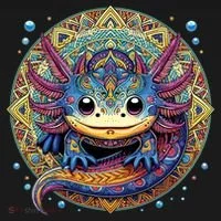 Axolotl Maya Aztec Axolot Toddler Hoodie thumb 2