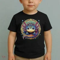 Axolotl Maya Aztec Axolot Toddler T-Shirt thumb 2