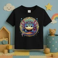 Axolotl Maya Aztec Axolot Toddler T-Shirt thumb 3