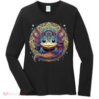 Axolotl Maya Aztec Axolot Women's Long Sleeve Shirt thumb 0