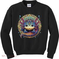 Axolotl Maya Aztec Axolot Kids Sweatshirt thumb 0