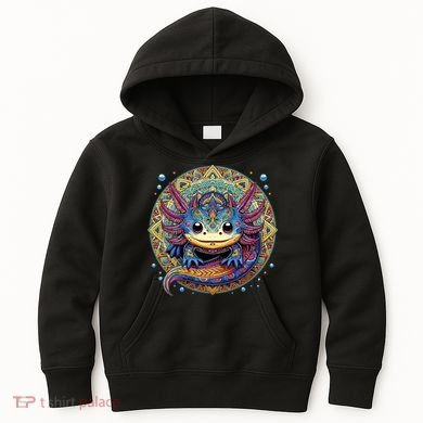 Axolotl Maya Aztec Axolot Kids Hoodie