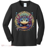 Axolotl Maya Aztec Axolot Kids Long Sleeve Shirt thumb 0