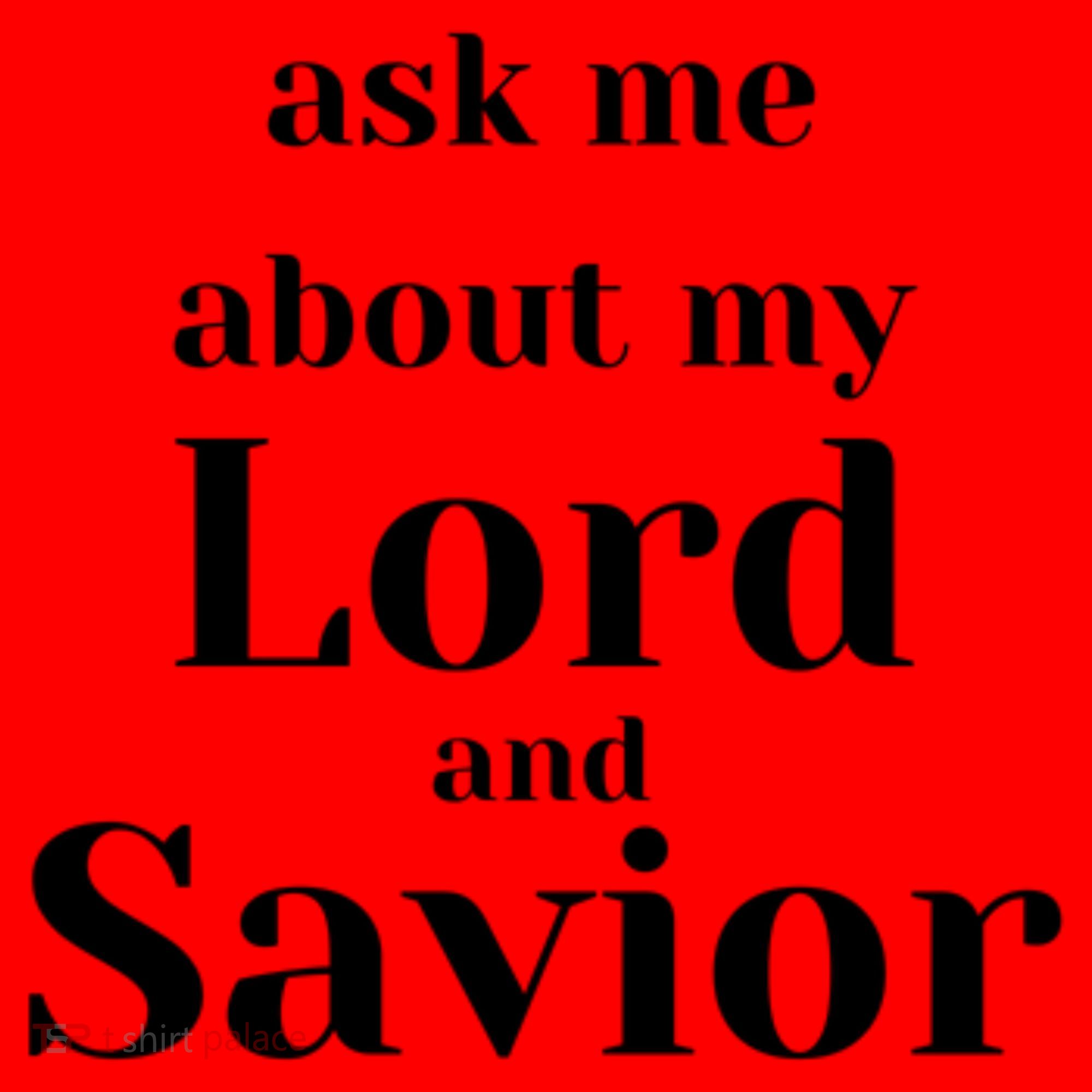 Ask Me About My Lord And Savior Santa Hat