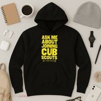 Ask Me About Joining Cub Scouts Hoodie thumb 3