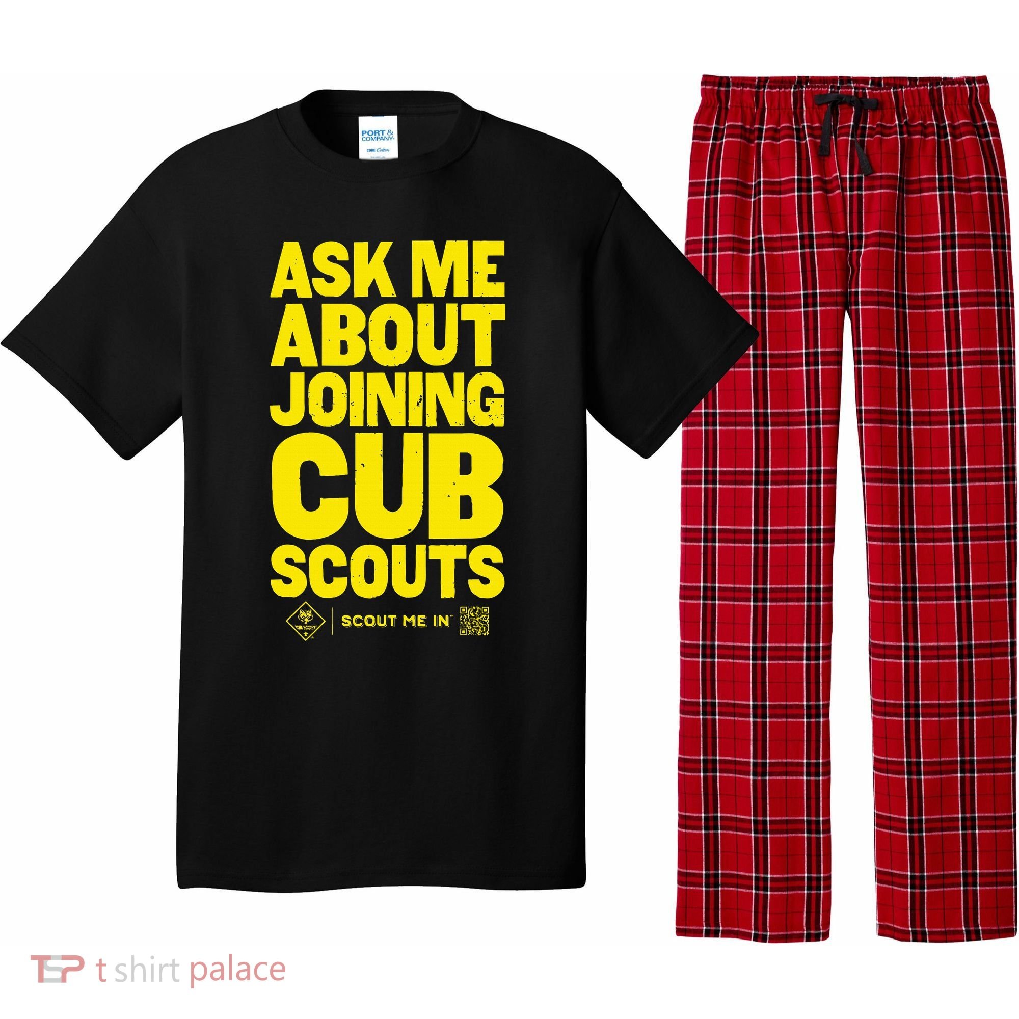 Ask Me About Joining Cub Scouts Pajama Set