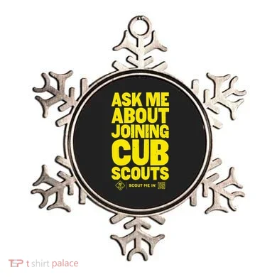Ask Me About Joining Cub Scouts Ornament