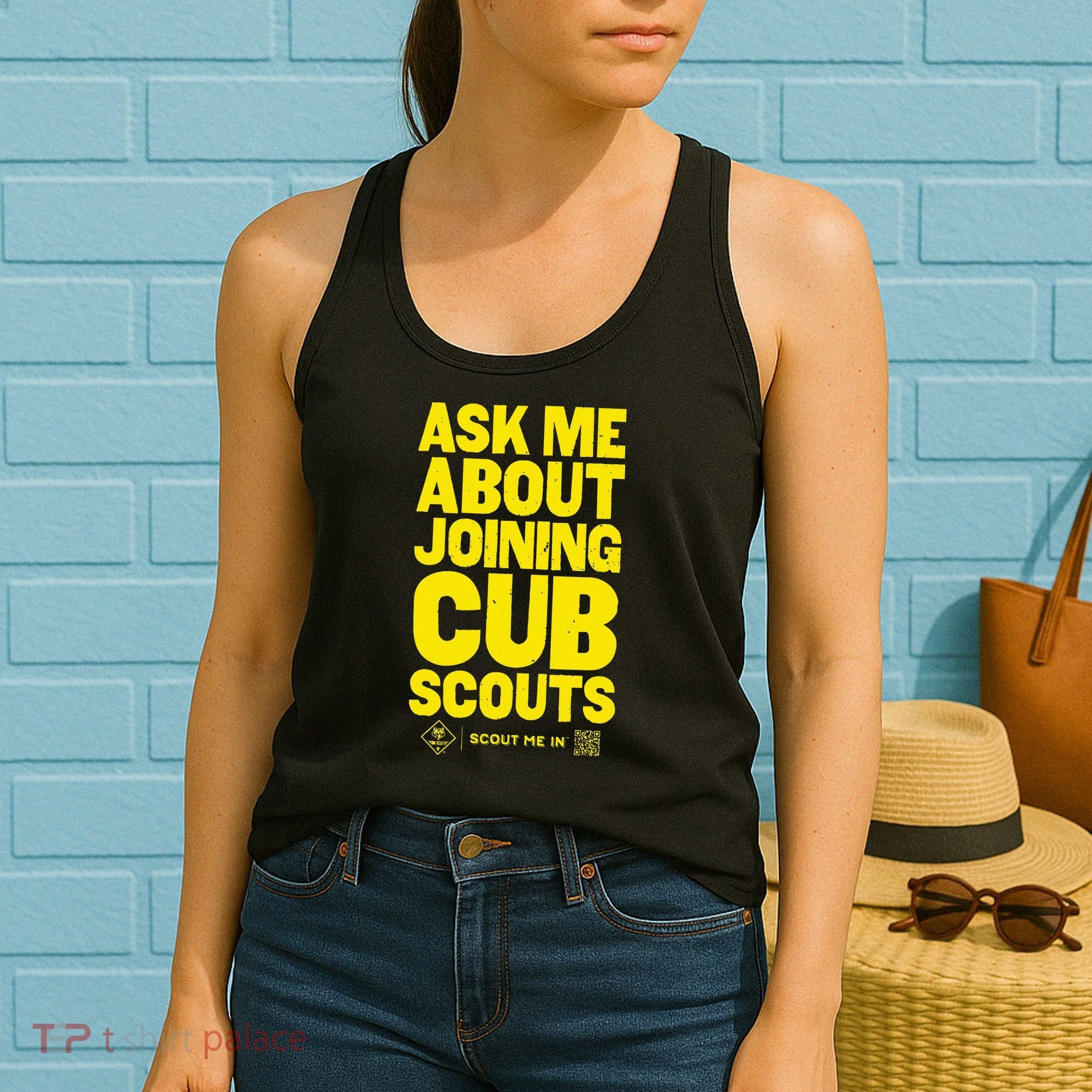 Ask Me About Joining Cub Scouts Women's Tank Top