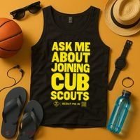 Ask Me About Joining Cub Scouts Tank Top thumb 4