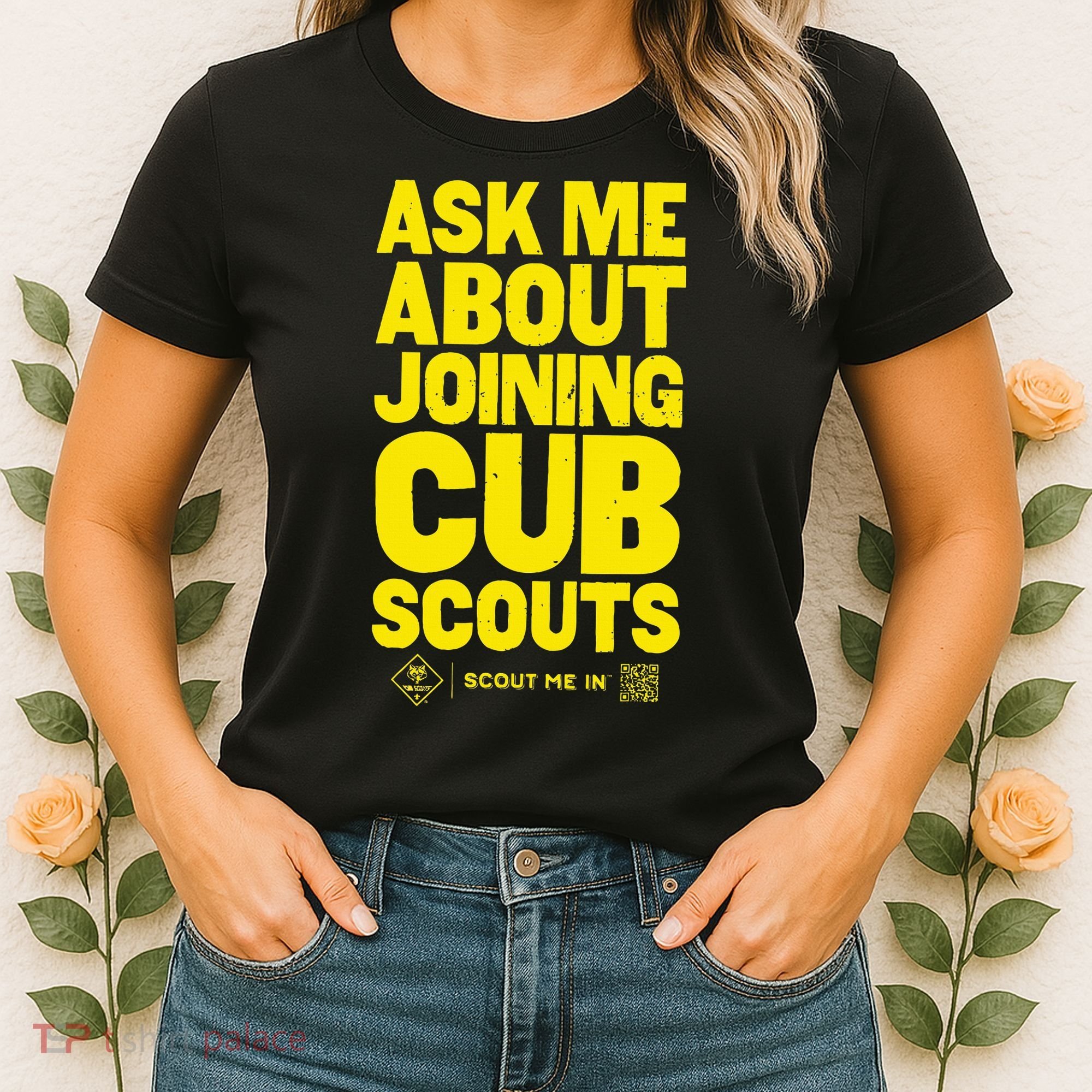 Ask Me About Joining Cub Scouts Women's T-Shirt