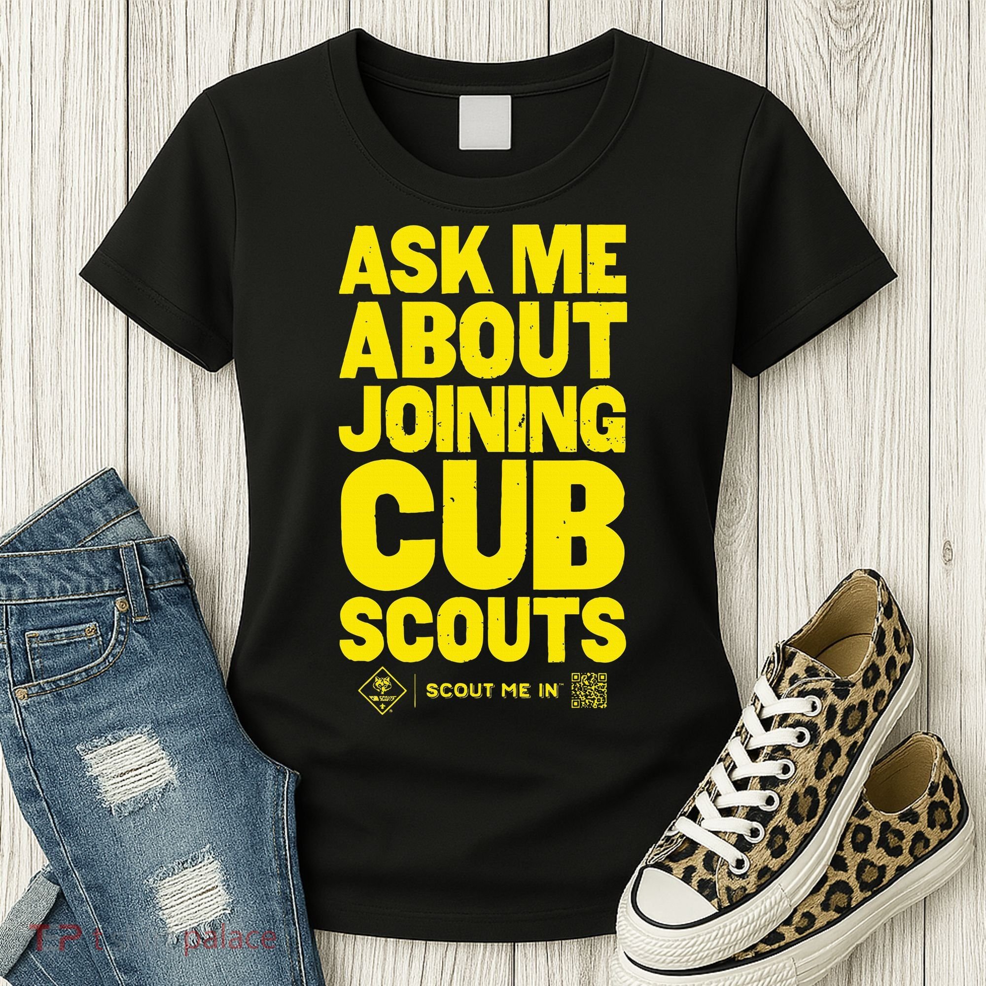 Ask Me About Joining Cub Scouts Women's T-Shirt
