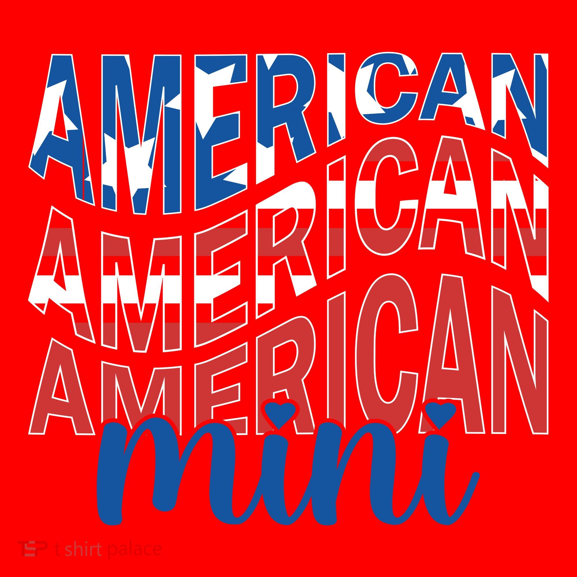 American Mini Santa Hat