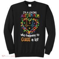Autism Mom Autism Heart, Autism Puzzle Sweatshirt thumb 0