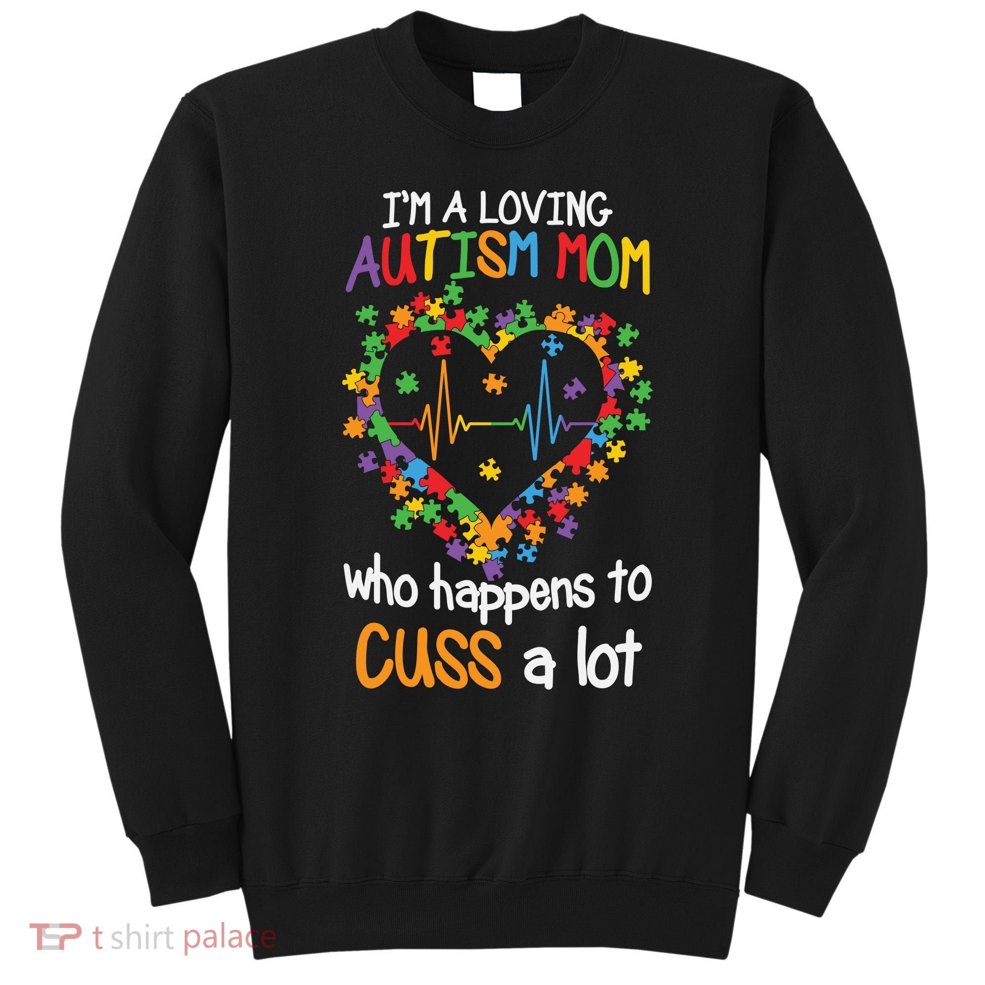 Autism Mom Autism Heart, Autism Puzzle Sweatshirt
