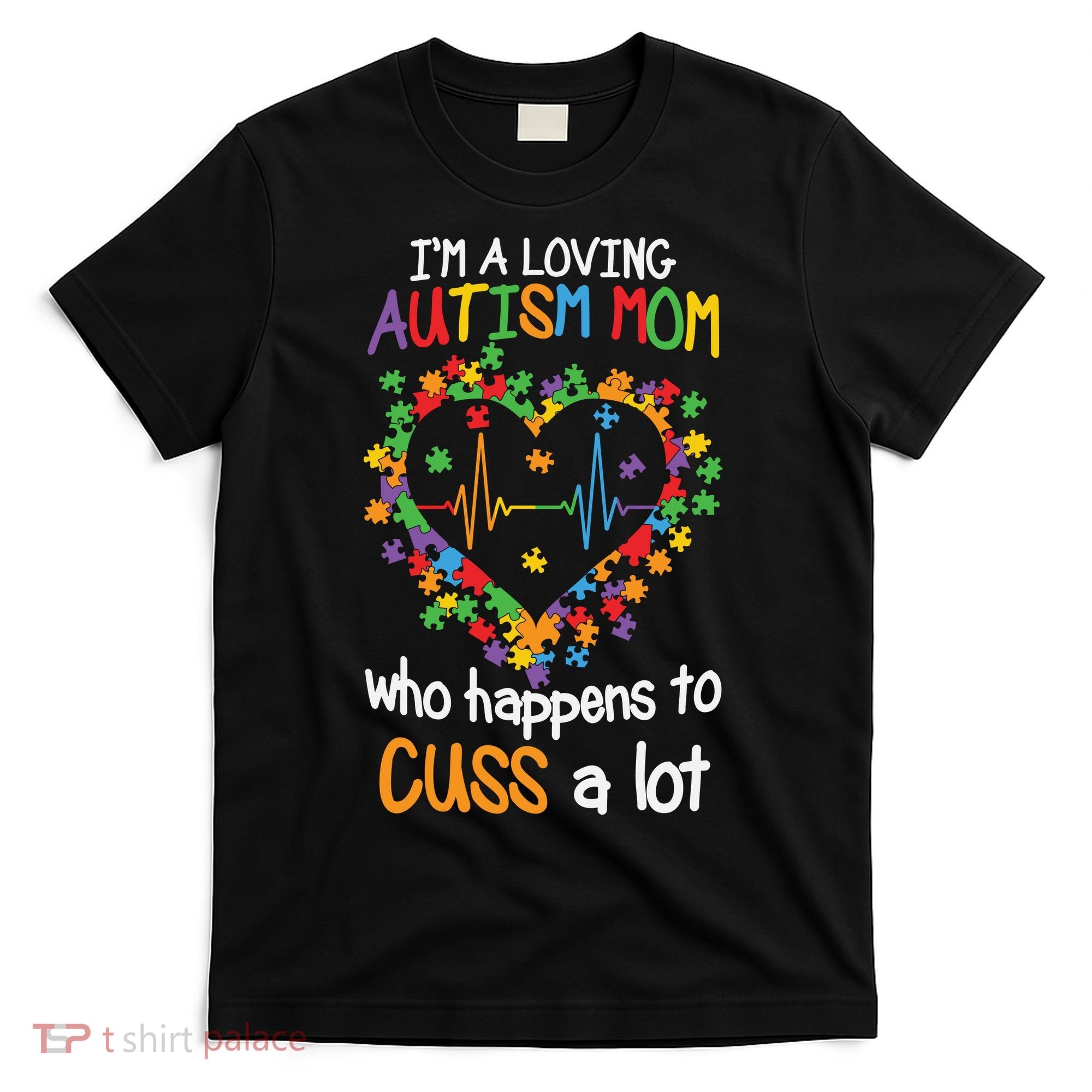 Autism Mom Autism Heart, Autism Puzzle T-Shirt