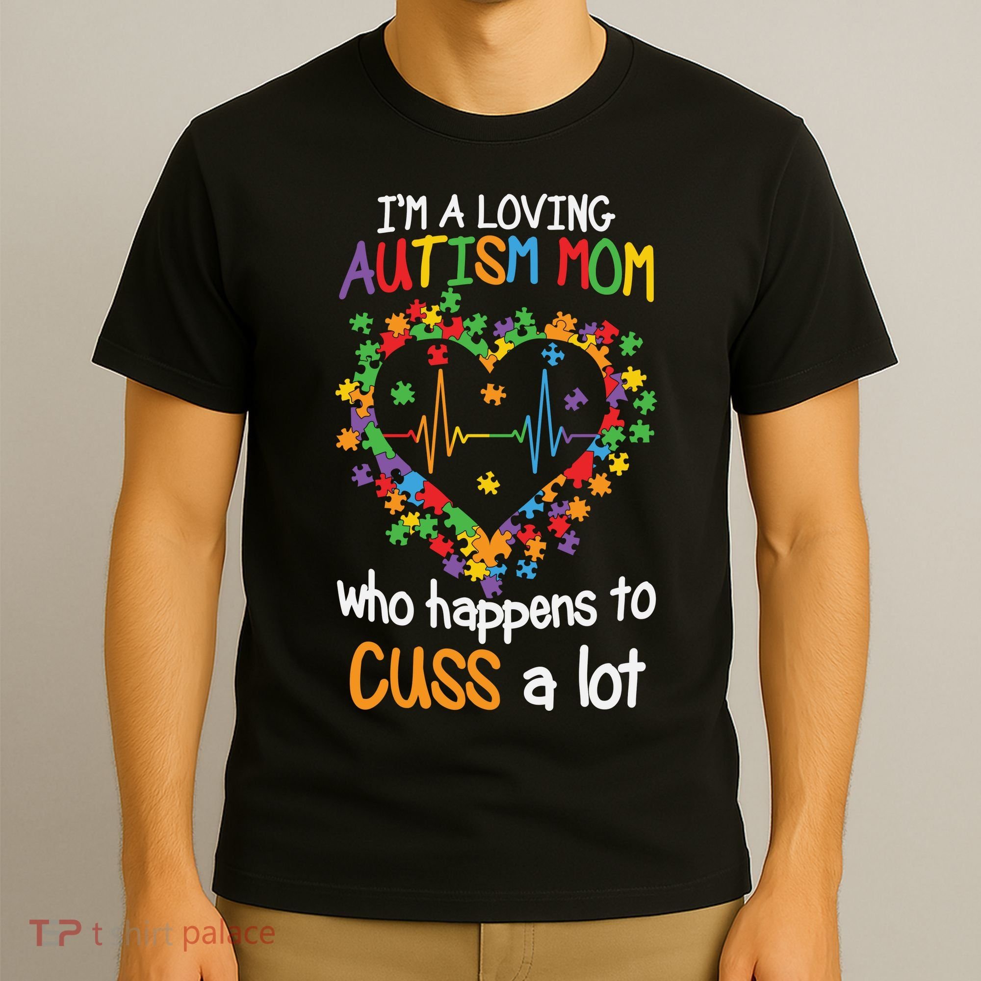 Autism Mom Autism Heart, Autism Puzzle T-Shirt