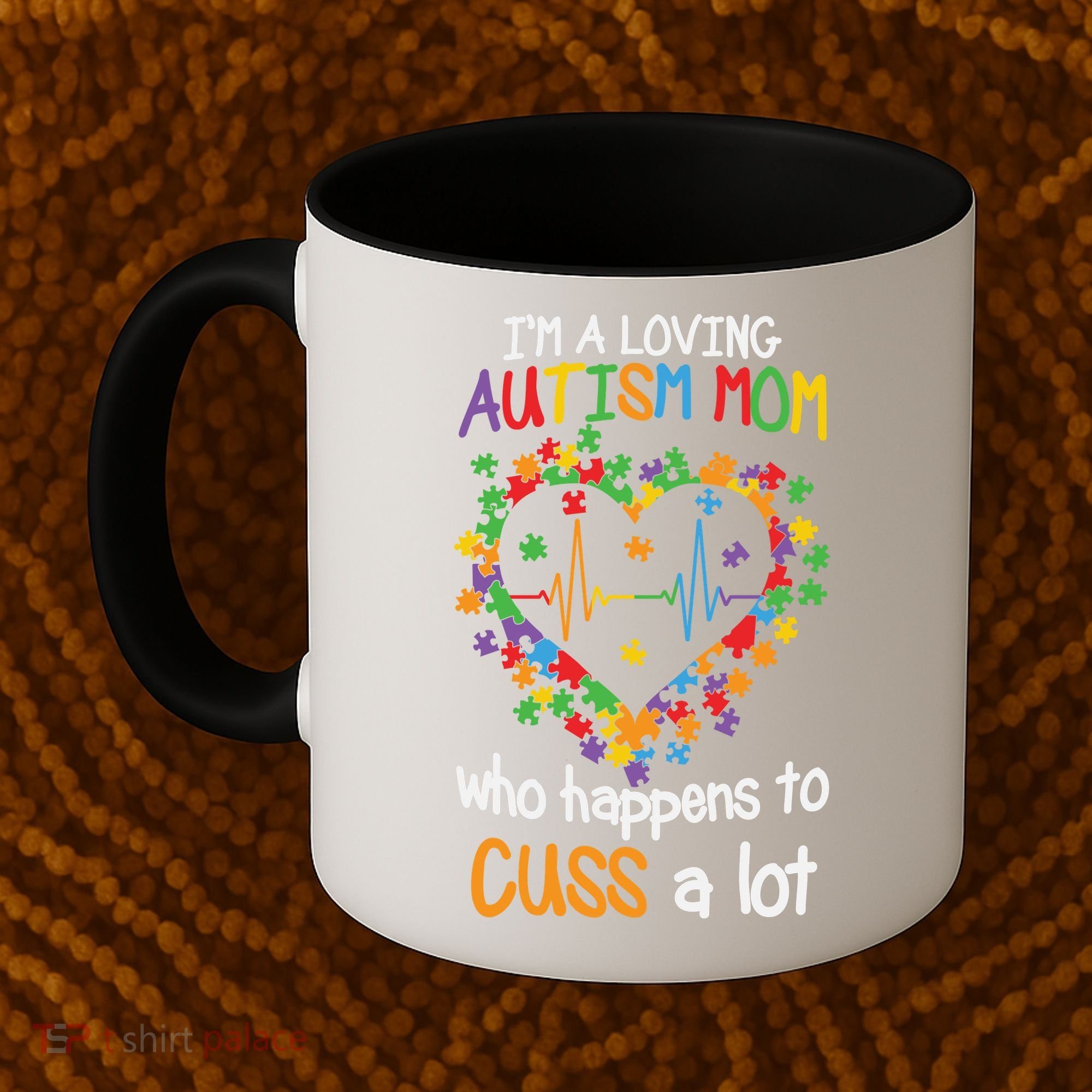 Autism Mom Autism Heart, Autism Puzzle Coffee Mug