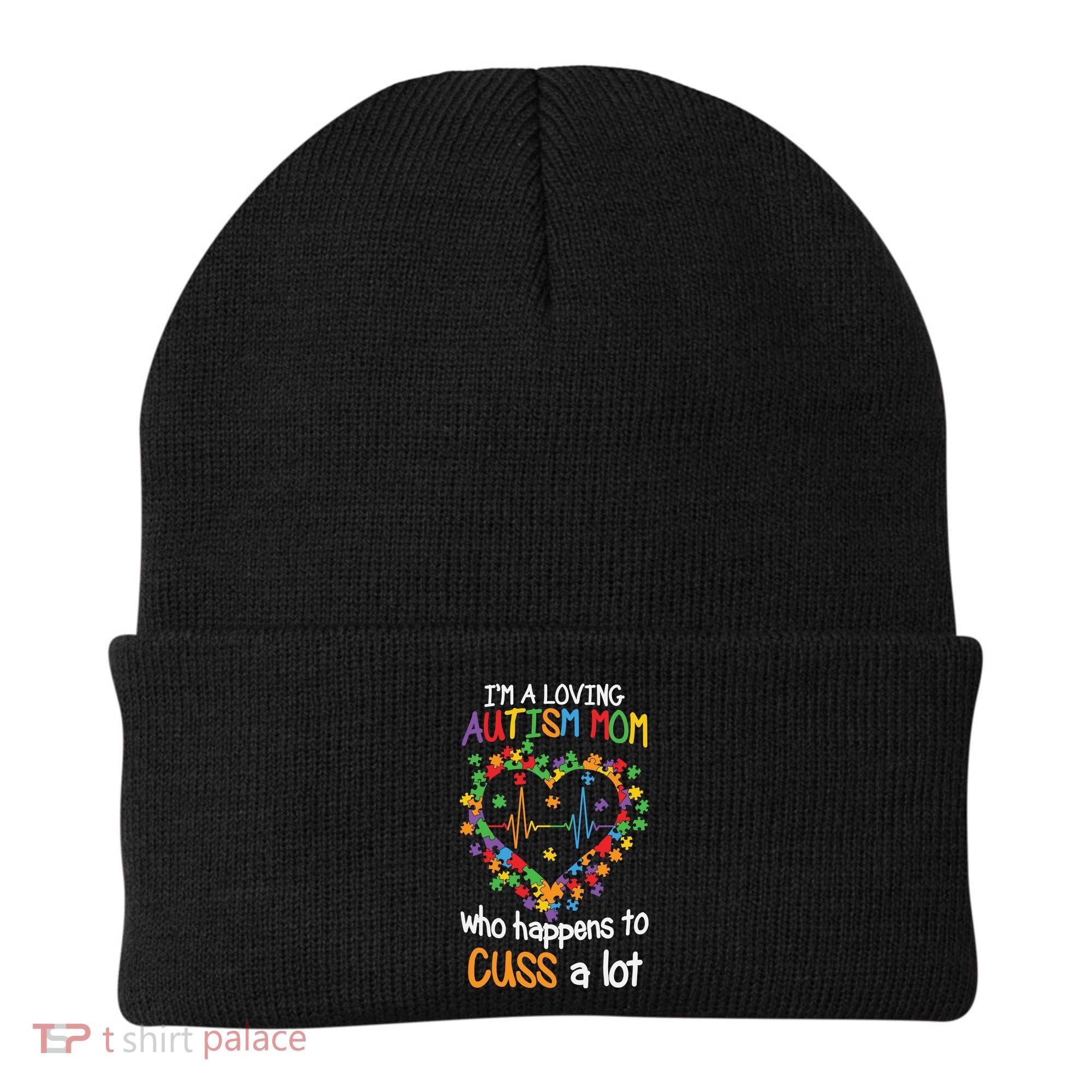 Autism Mom Autism Heart, Autism Puzzle Beanie