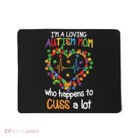 Autism Mom Autism Heart, Autism Puzzle Mousepad thumb 0