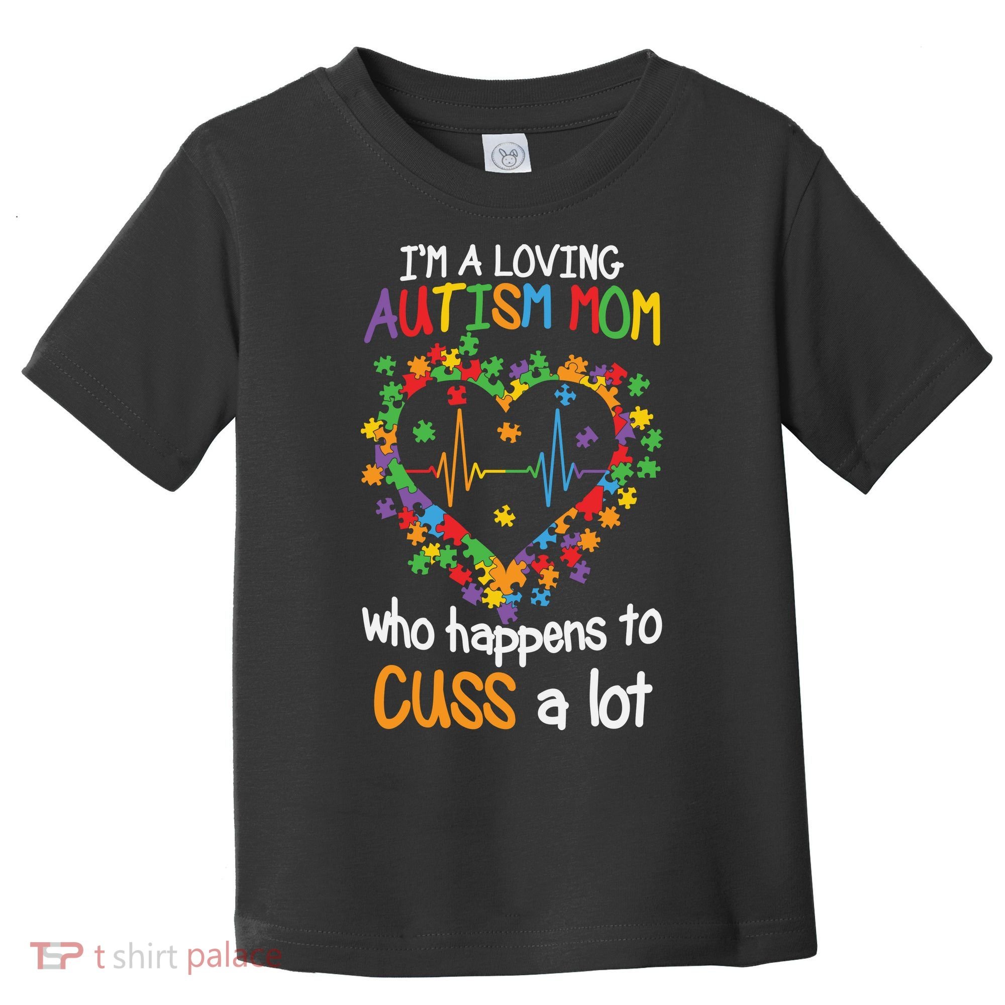 Autism Mom Autism Heart, Autism Puzzle Toddler T-Shirt