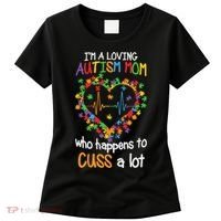 Autism Mom Autism Heart, Autism Puzzle Women's T-Shirt thumb 0
