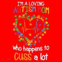 Autism Mom Autism Heart, Autism Puzzle Santa Hat thumb 1