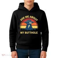 Ask Me About My Butthole Cute Alien Costume Adults Ufo Kids Hoodie thumb 4