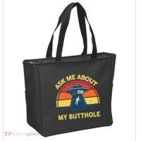 Ask Me About My Butthole Cute Alien Costume Adults Ufo Tote Bag thumb 2