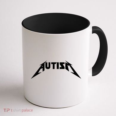 Autism Meme Coffee Mug back