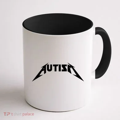 Autism Meme Coffee Mug back