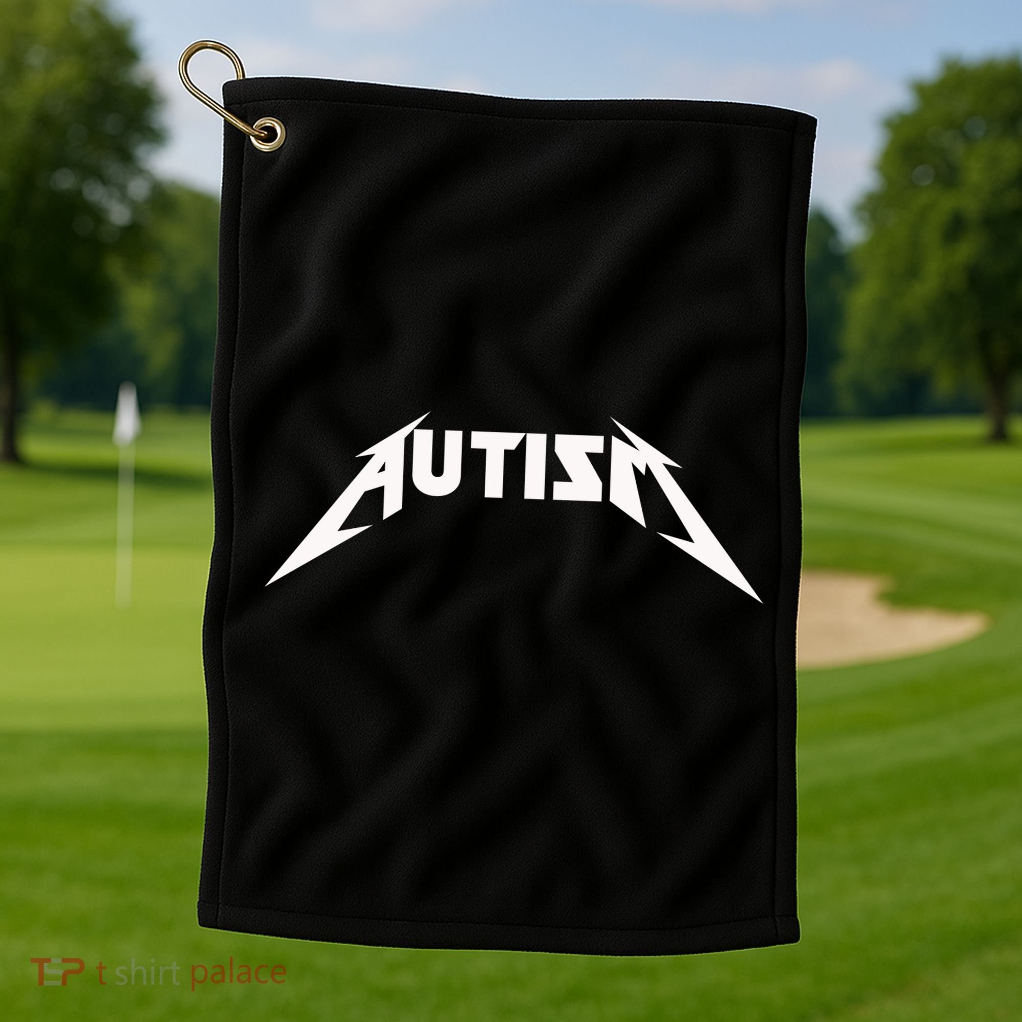 Autism Meme Golf Towel