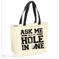 Ask Me About My Hole In One Tote Bag thumb 2