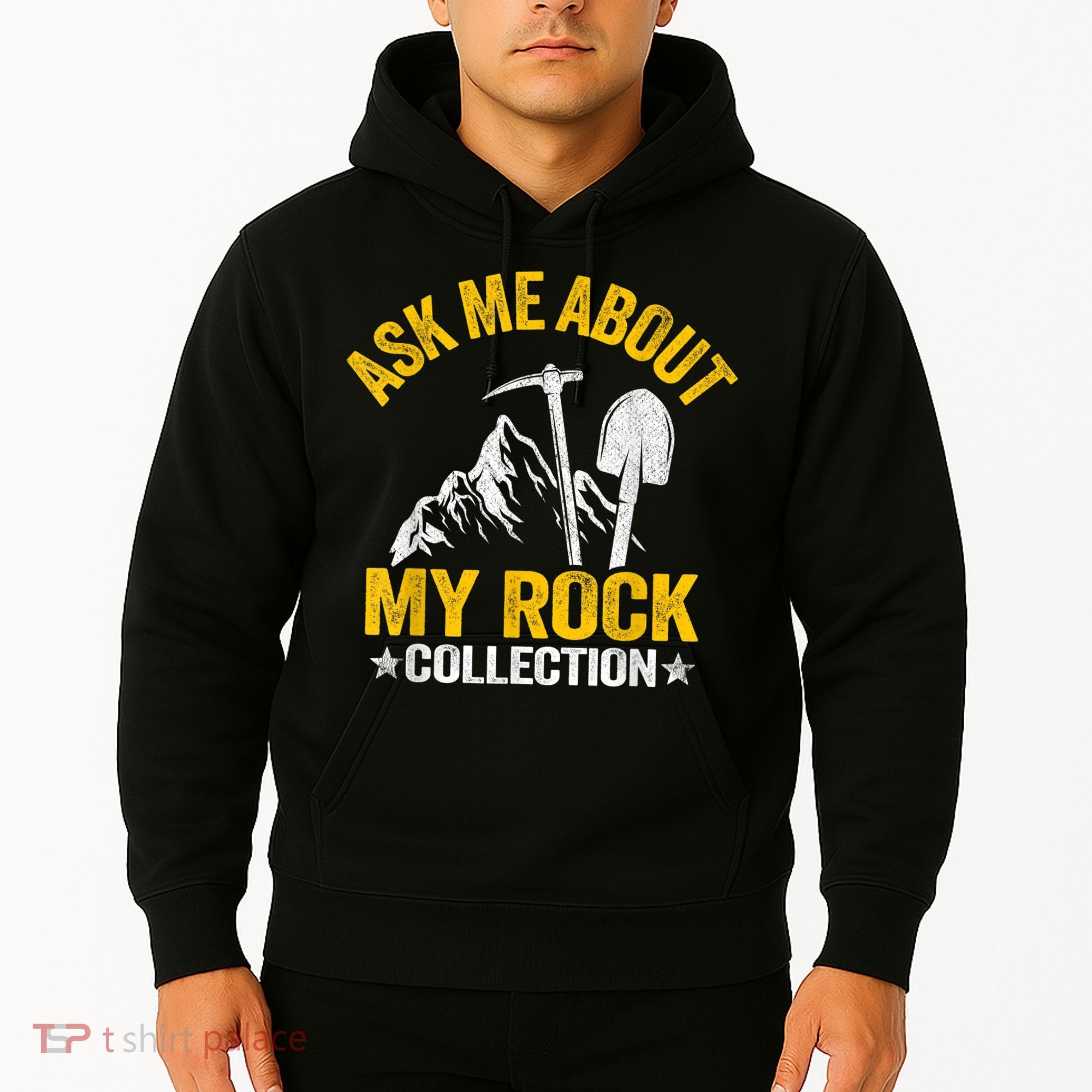 Ask Me About My Rock Collection Collector Jokes Geologist Hoodie