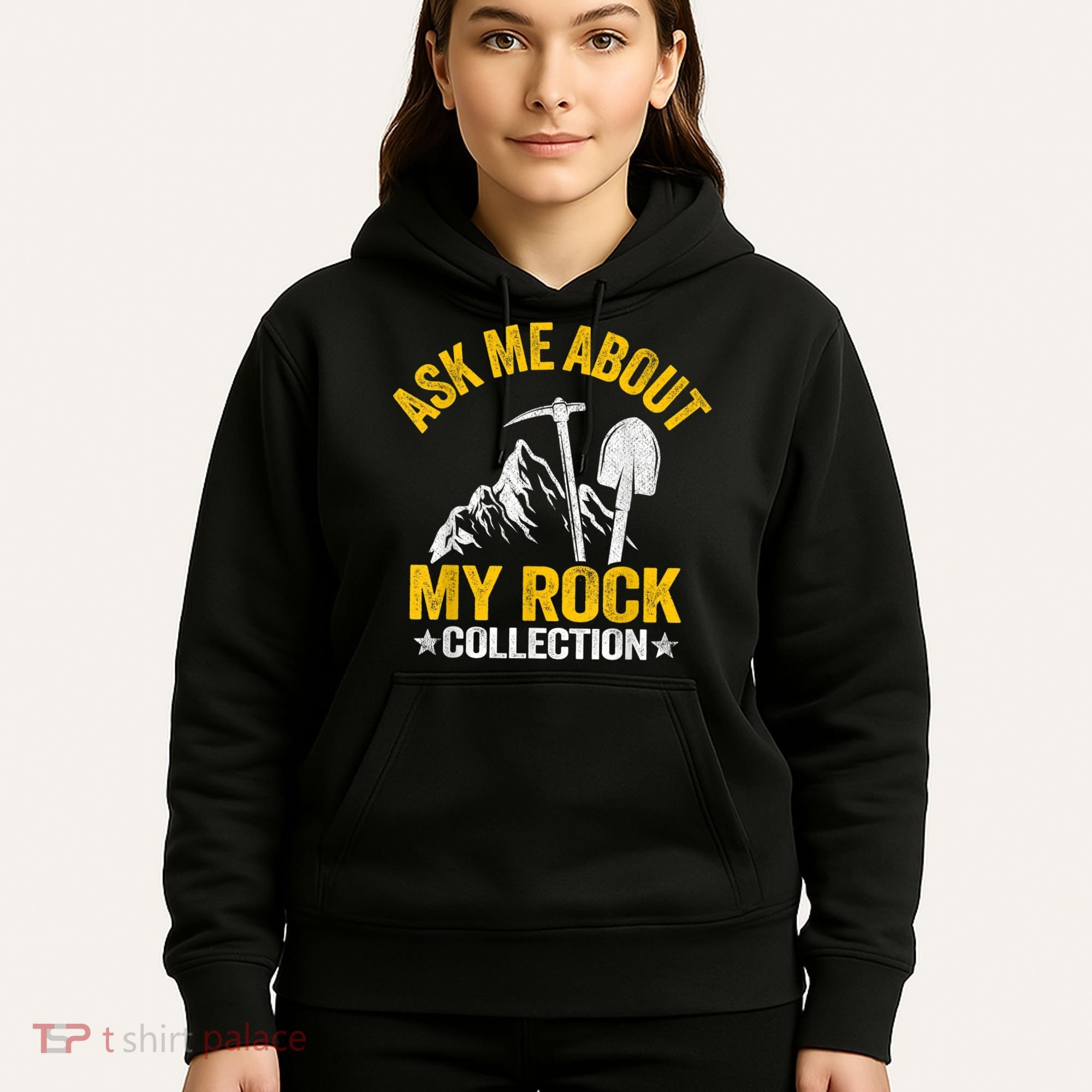 Ask Me About My Rock Collection Collector Jokes Geologist Hoodie