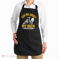 Ask Me About My Rock Collection Collector Jokes Geologist Apron thumb 2