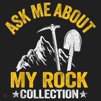 Ask Me About My Rock Collection Collector Jokes Geologist Beanie thumb 2