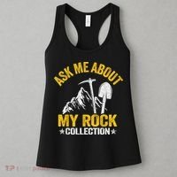 Ask Me About My Rock Collection Collector Jokes Geologist Women's Tank Top thumb 3