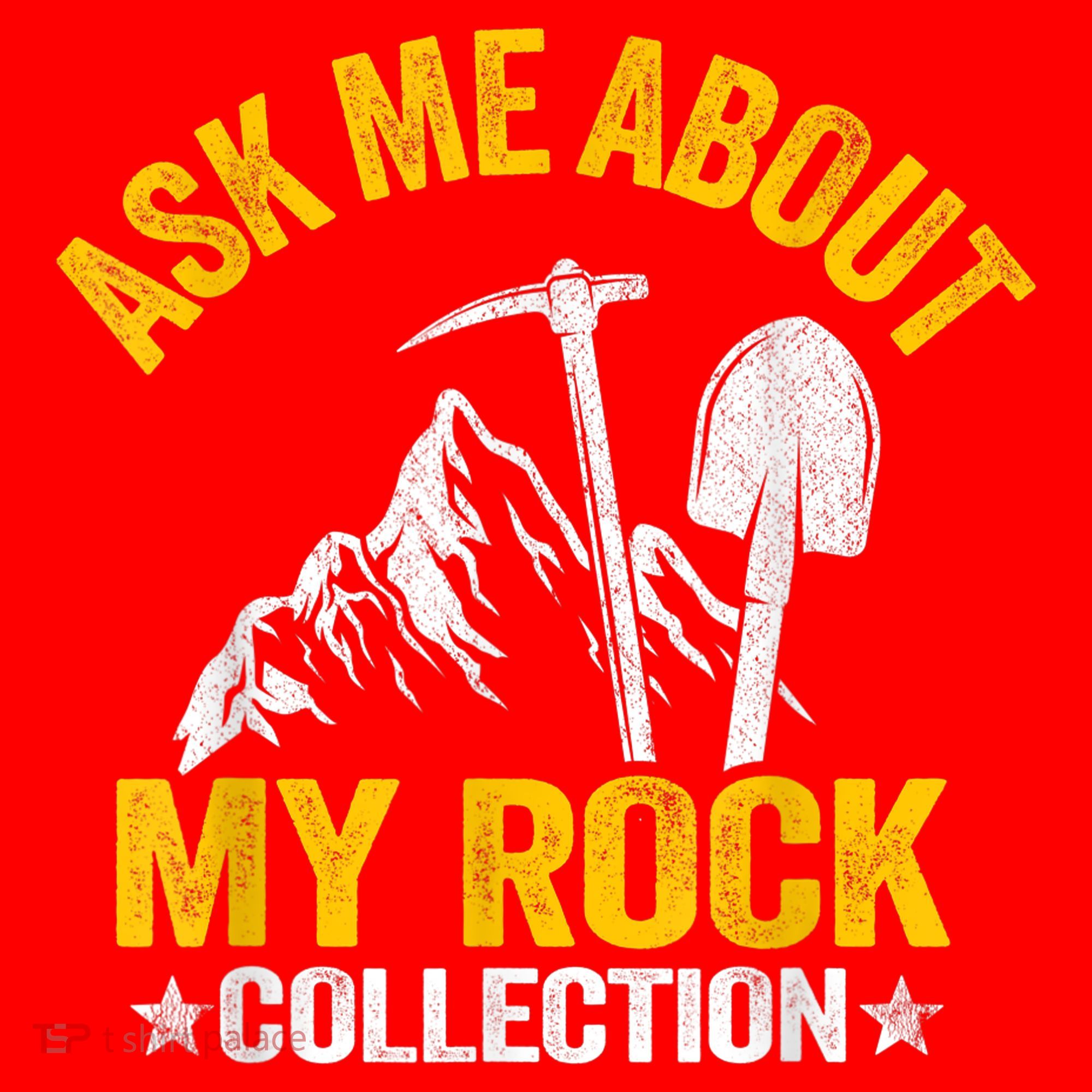 Ask Me About My Rock Collection Collector Jokes Geologist Santa Hat