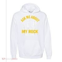 Ask Me About My Rock Collection Collector Jokes Geologist Comfort Colors Garment-Dyed Hooded Sweatshirt thumb 0