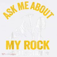 Ask Me About My Rock Collection Collector Jokes Geologist Comfort Colors Garment-Dyed Hooded Sweatshirt thumb 2