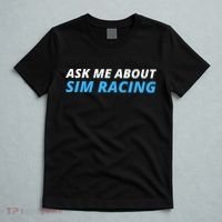 Ask Me About Sim Racing Funny Sim Racer Racing Sim Gamer Car Sim Racing  T-Shirt thumb 5