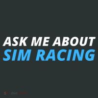 Ask Me About Sim Racing Funny Sim Racer Racing Sim Gamer Car Sim Racing  Infant Baby Jersey Bodysuit thumb 2