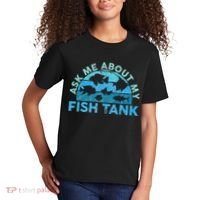 Ask Me About My Fish Tank Aquarium Owner Fish Keeping Kids T-Shirt thumb 2